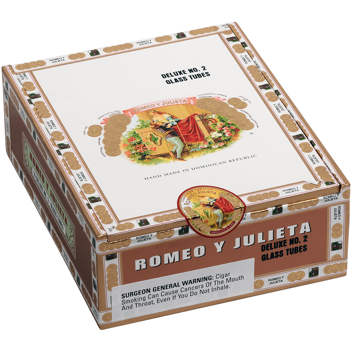 Romeo Y Julieta 1875 Deluxe No. 2 Glass Tubes 10ct 3
