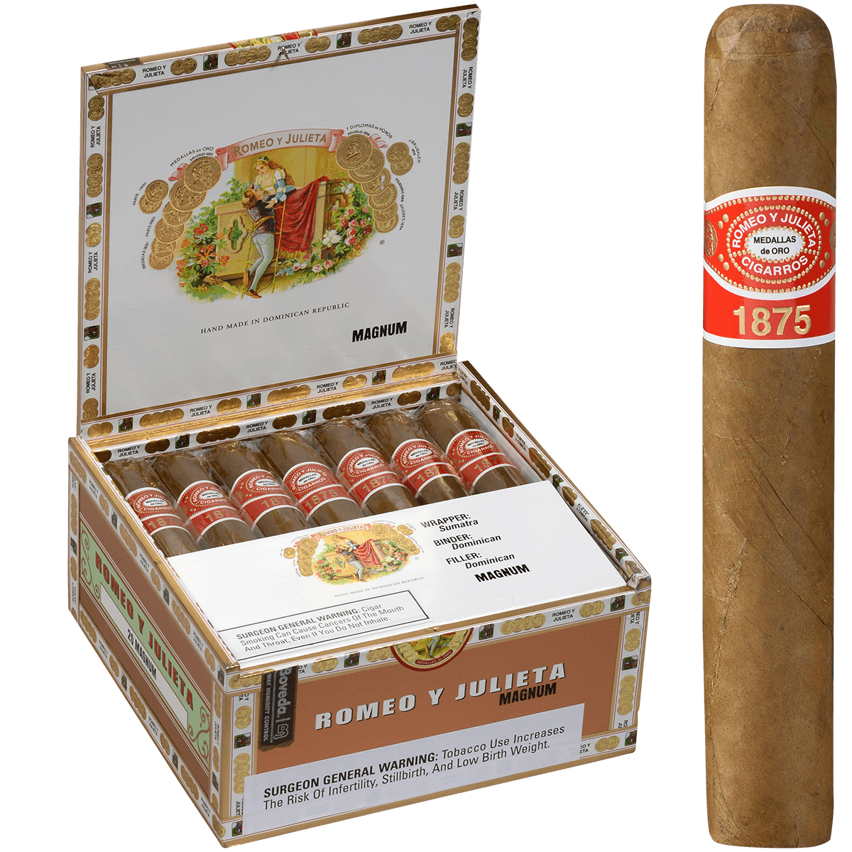 Romeo Y Julieta 1875 Magnum 20ct