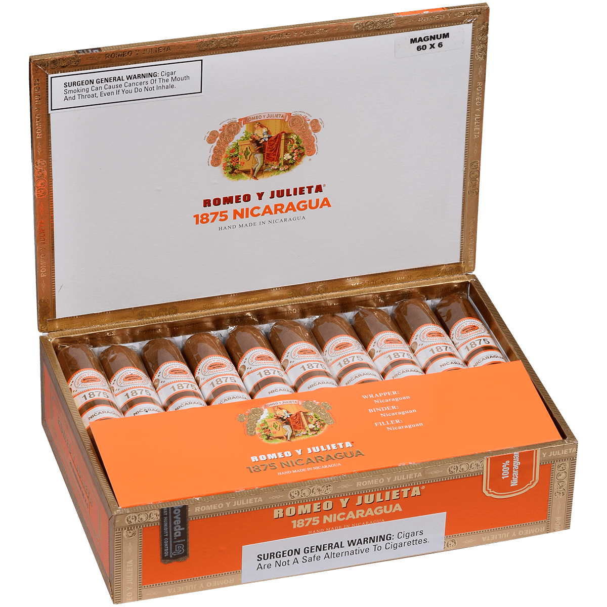 Romeo Y Julieta 1875 Nicaragua Magnum 20ct 4