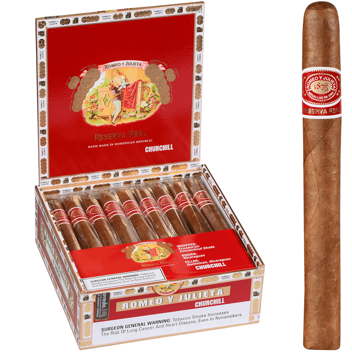 Romeo Y Julieta Reserva Real Churchill 25ct