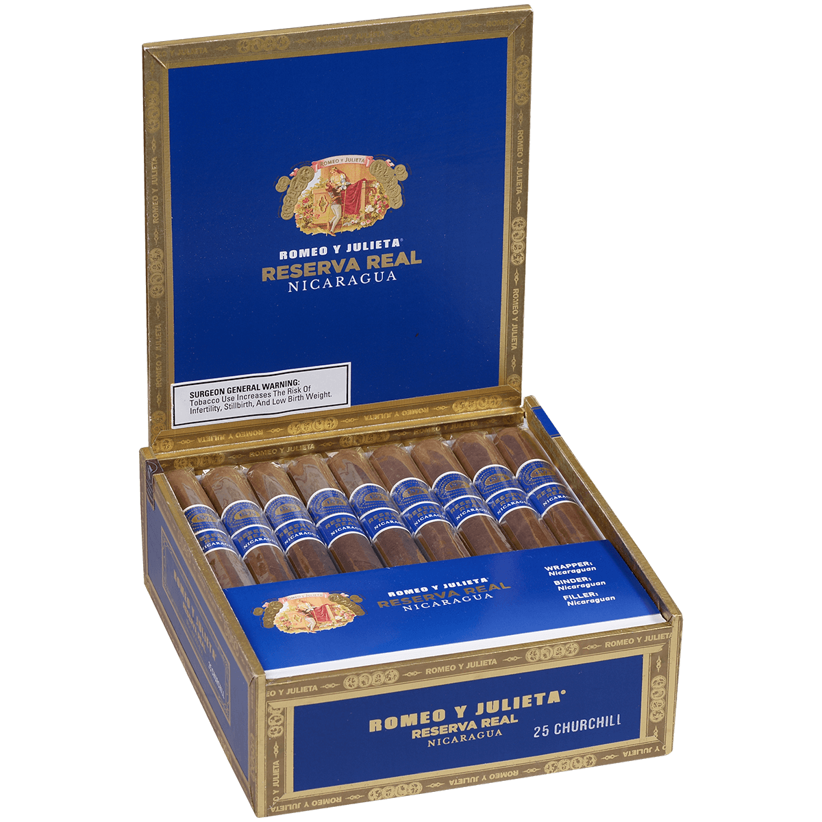 Romeo Y Julieta Reserva Real Nicaragua Churchill 25ct 4