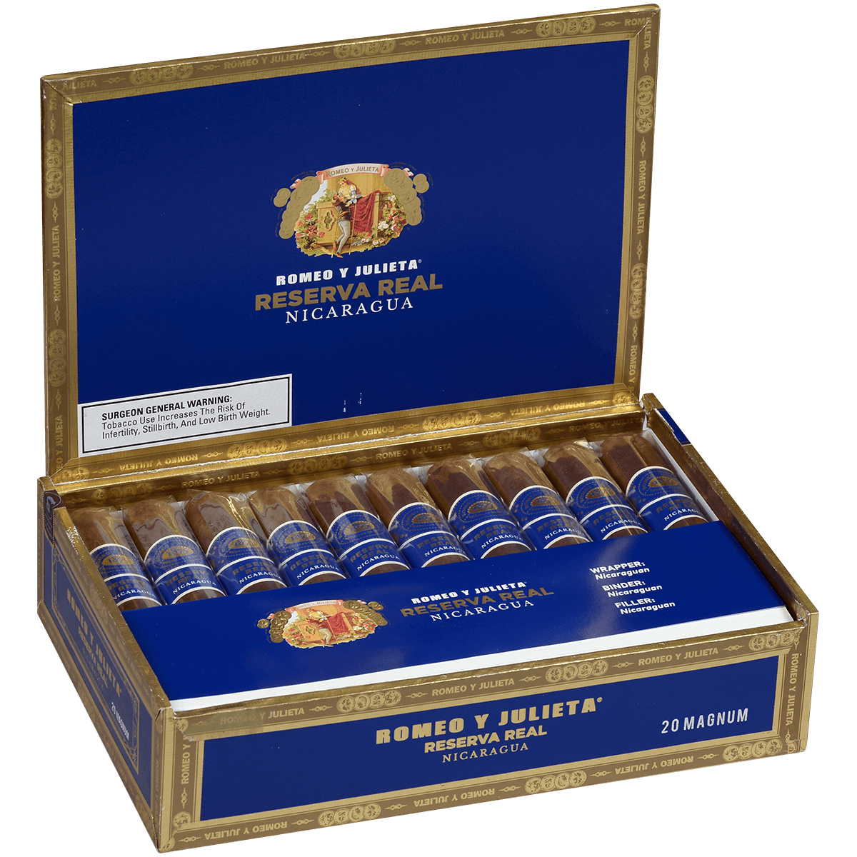 Romeo Y Julieta Reserva Real Nicaragua Magnum 20ct 4