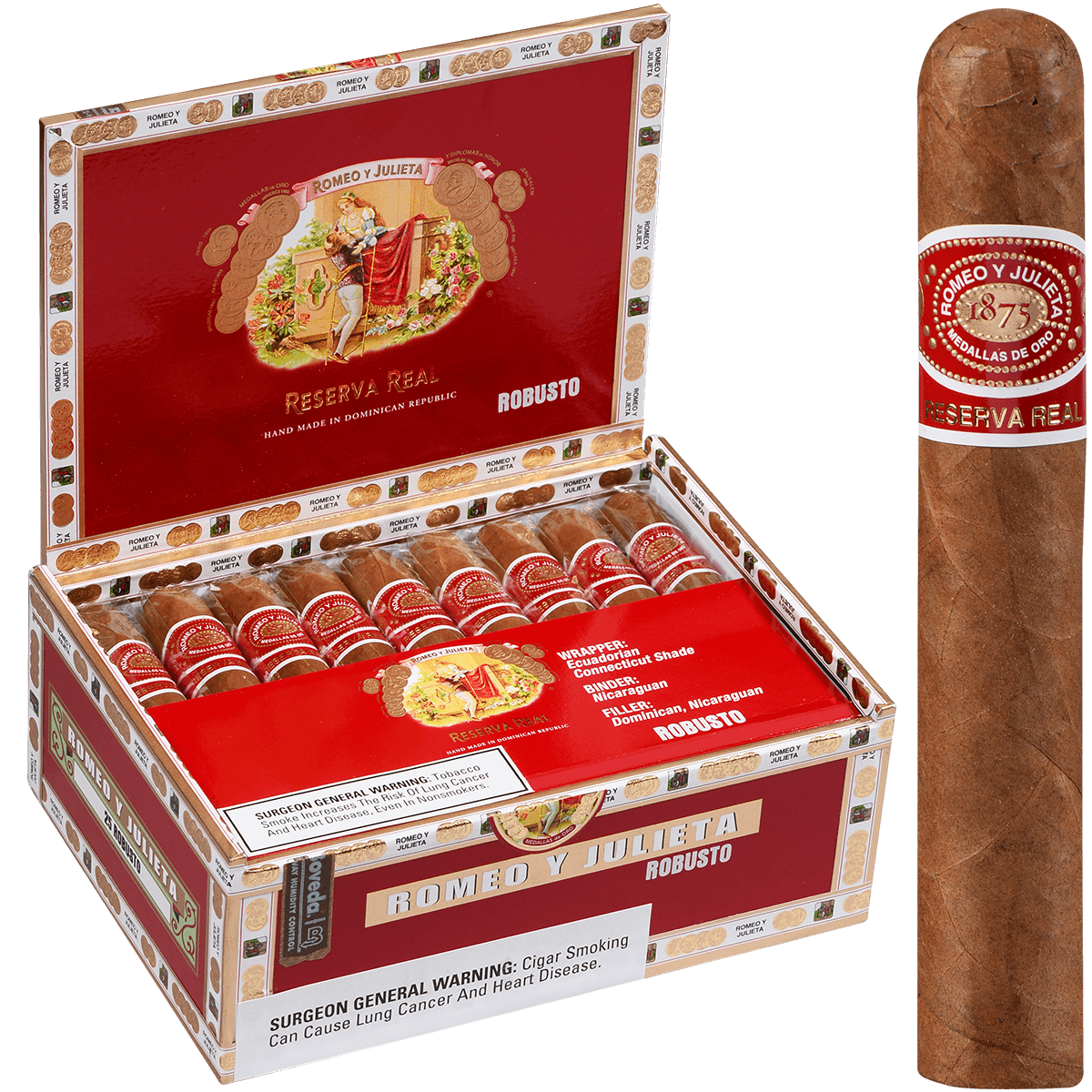 Romeo Y Julieta Reserva Real Robusto 25ct