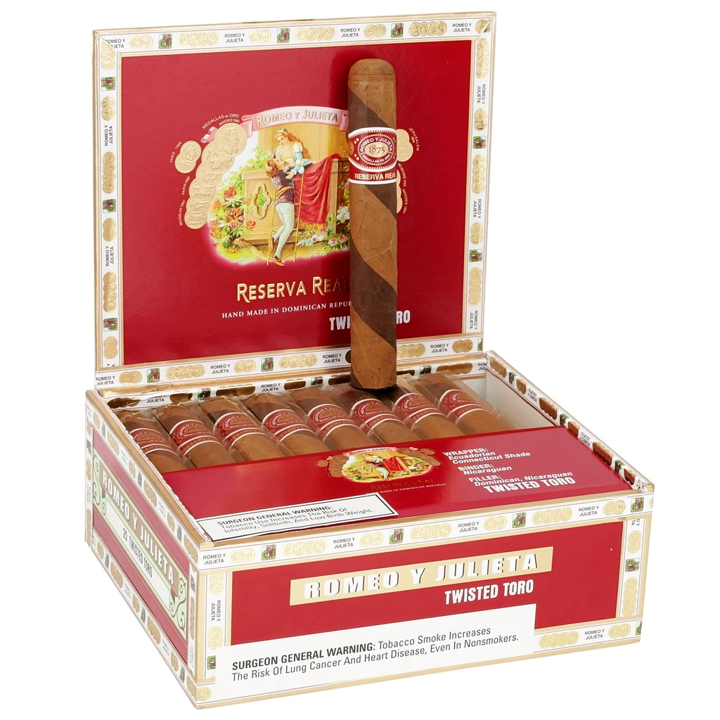 Romeo Y Julieta Reserva Real Twisted Toro 25ct 2