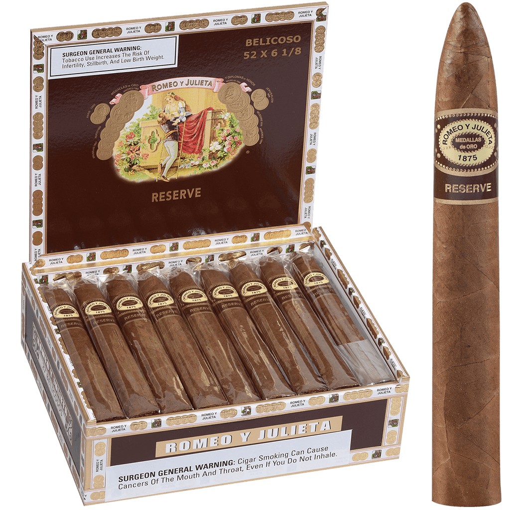 Romeo Y Julieta Reserve Belicoso Box Press 27ct