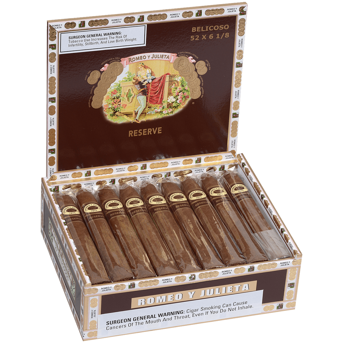 Romeo Y Julieta Reserve Belicoso Box Press 27ct 4