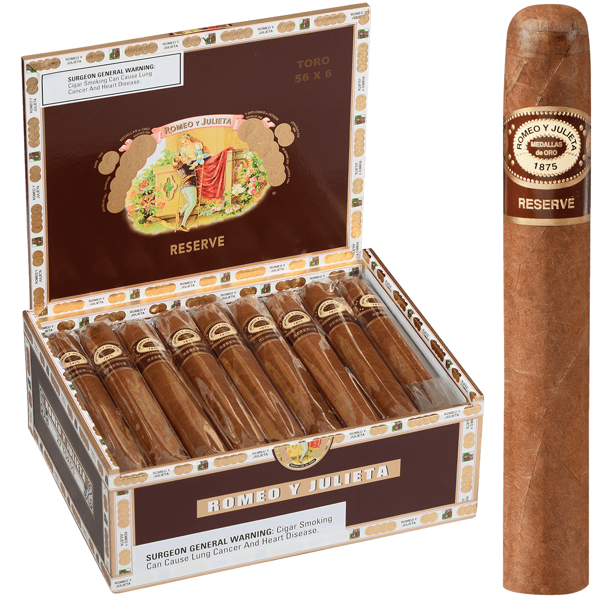 Romeo Y Julieta Reserve Toro 27ct