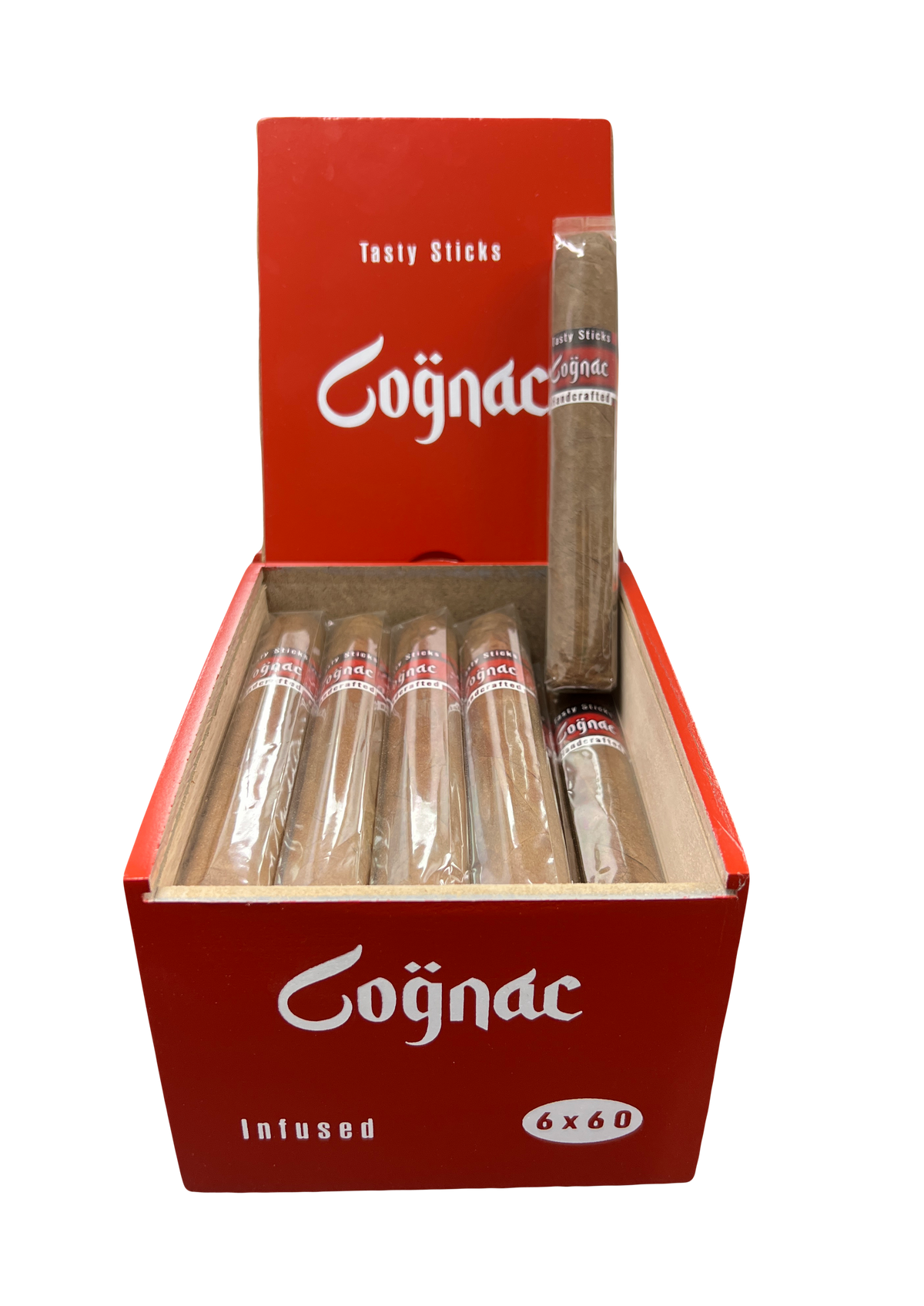 Tasty Sticks Cognac 6x60 20ct