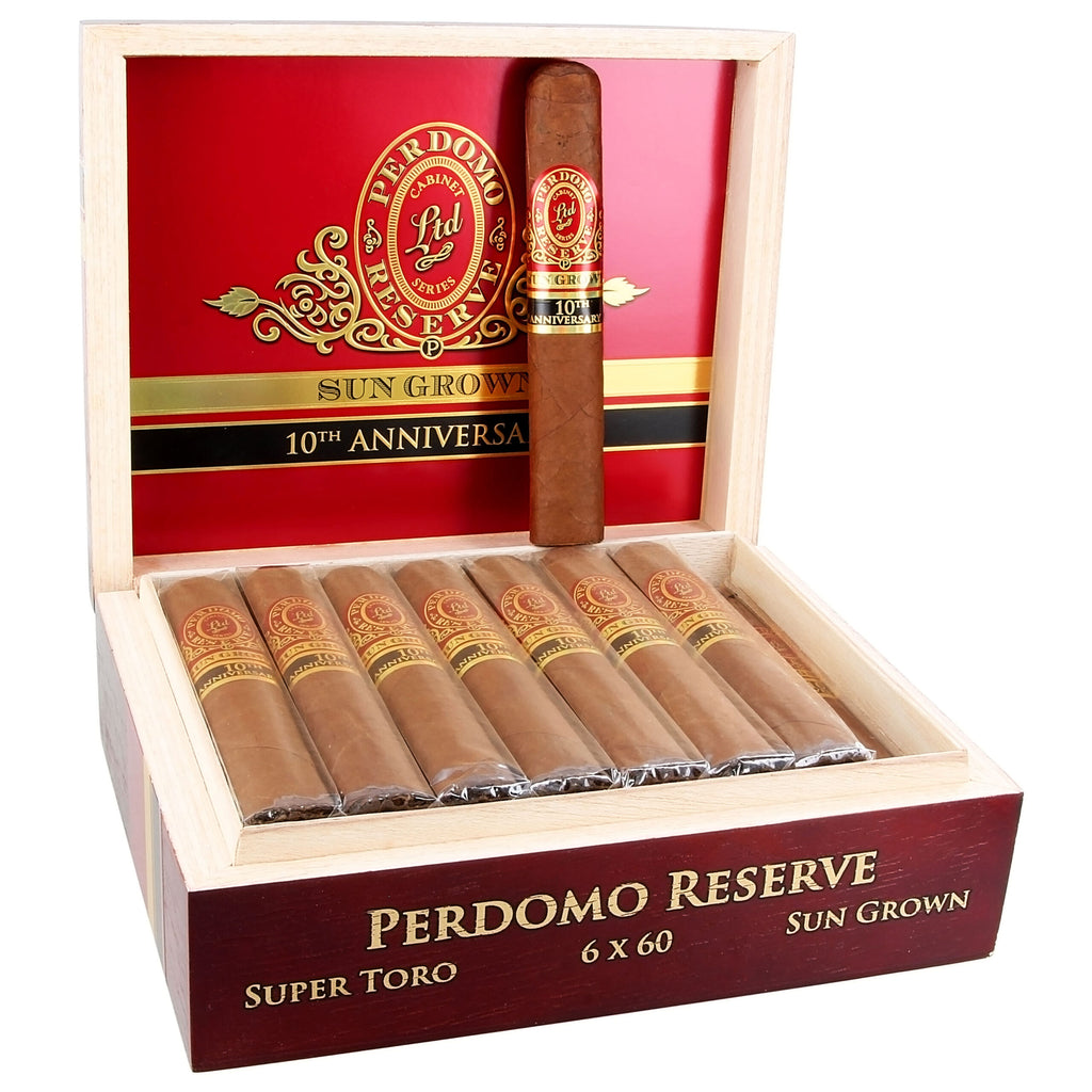 Perdomo Reserve 10th Anniversary Sungrown Super Toro 25ct