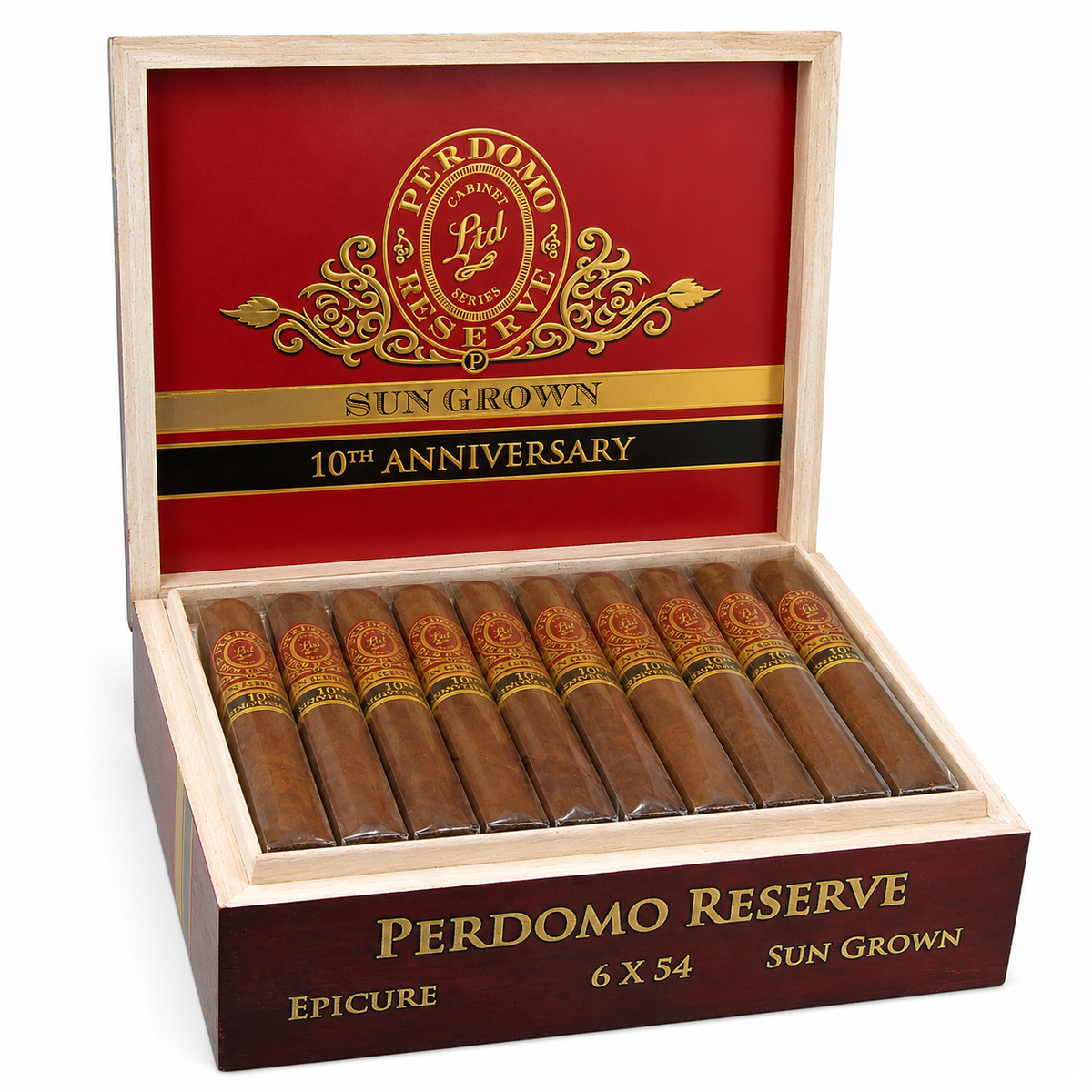 Perdomo Reserve 10th Anniversary Sungrown Epicure 25ct