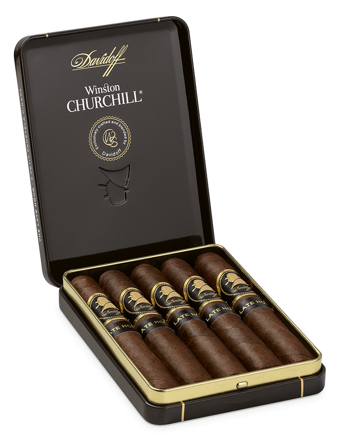 Davidoff Winston Churchill Late Hour Petit Panatela Tin of 5