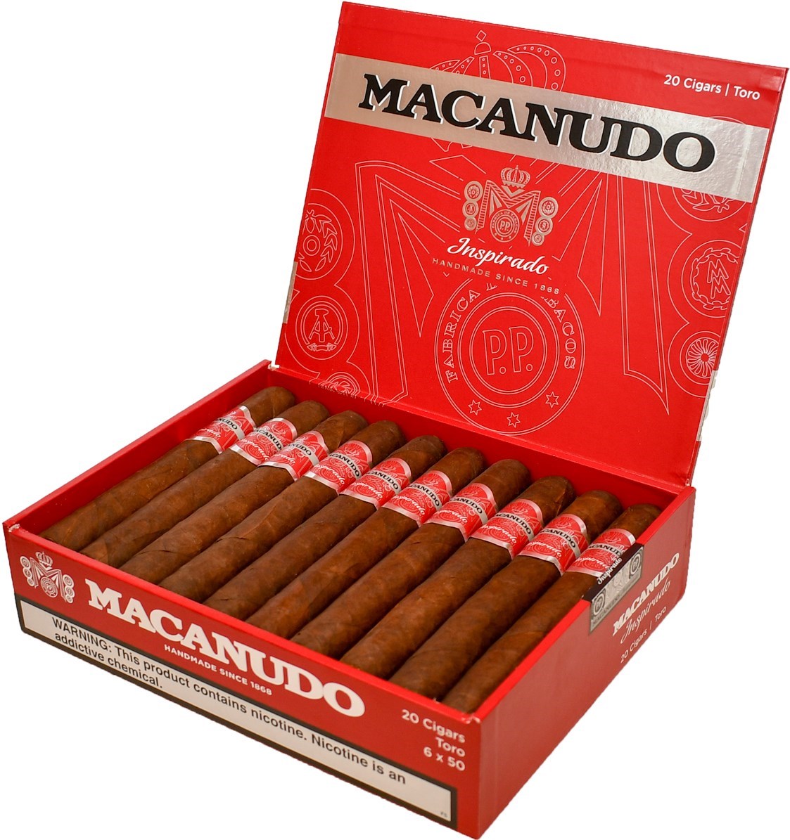 Macanudo Inpirado Red Toro Bundle 20ct