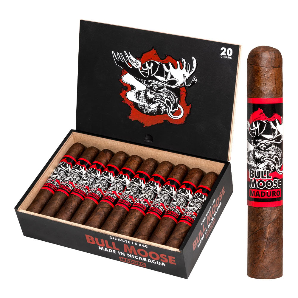 Chillin Moose Bull Moose Maduro Gigante 20ct