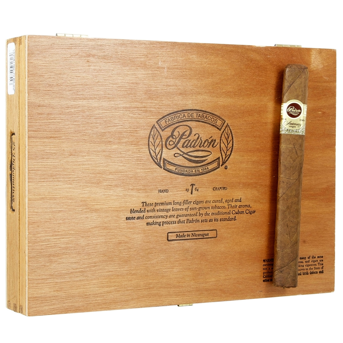 Padron 1964 Serie Diplomatico Nat 25ct 2