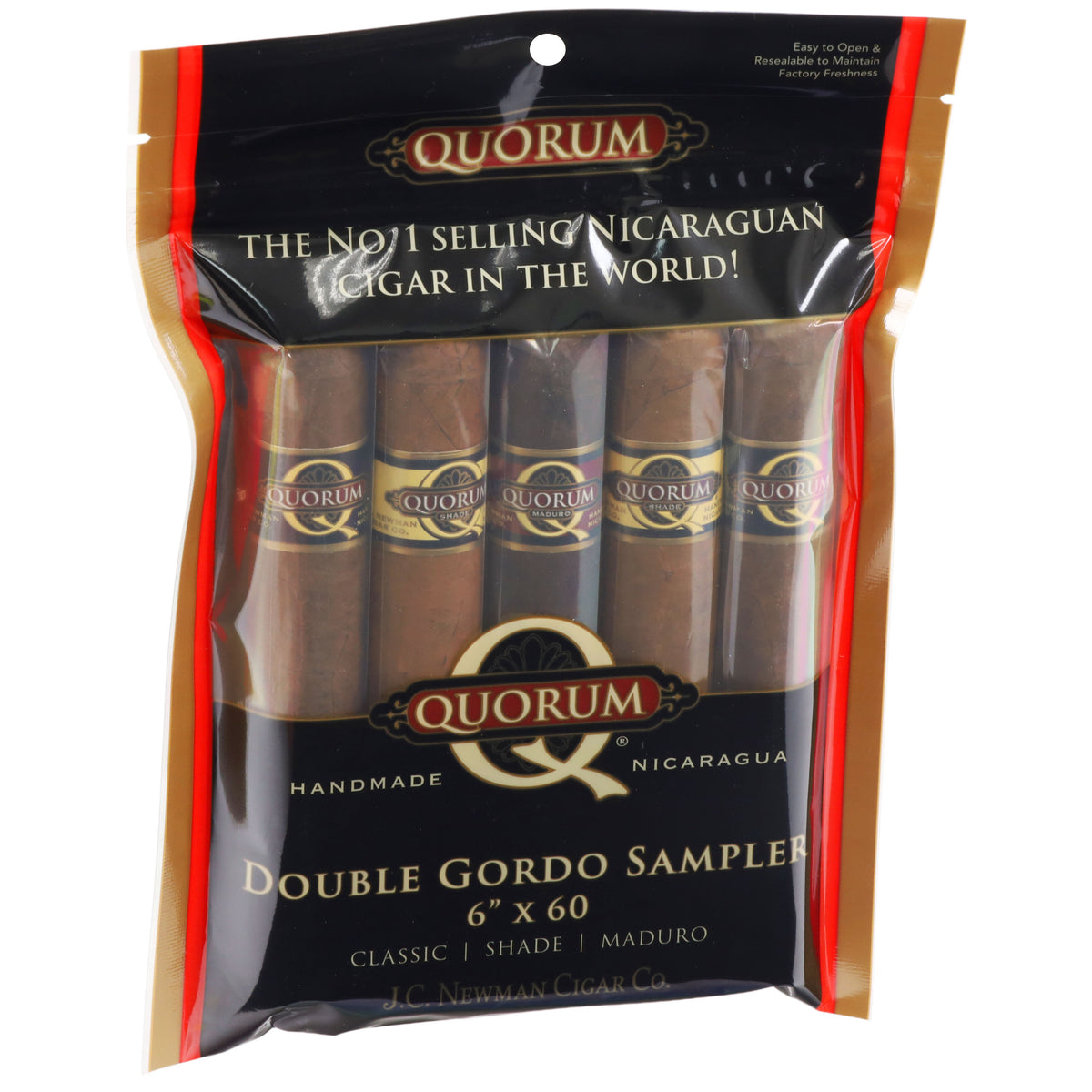 J.C Newman Quorum Double Gordo Sampler Pack of 5