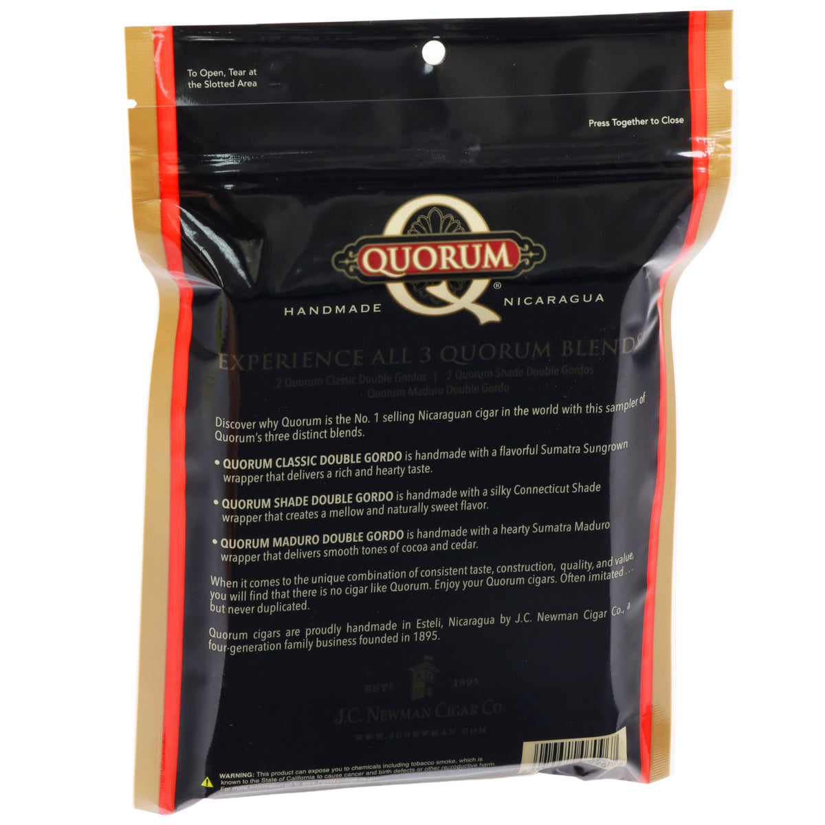 J.C Newman Quorum Double Gordo Sampler Pack of 5 2