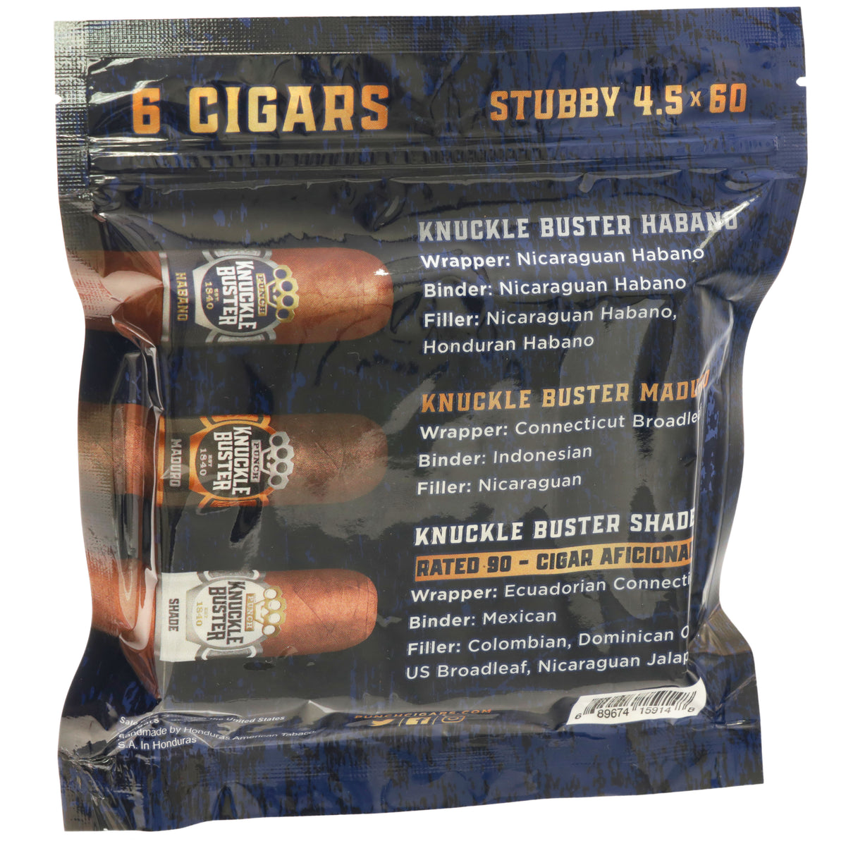 Punch Knuckle Buster Stubby Sampler Pack of 6 2