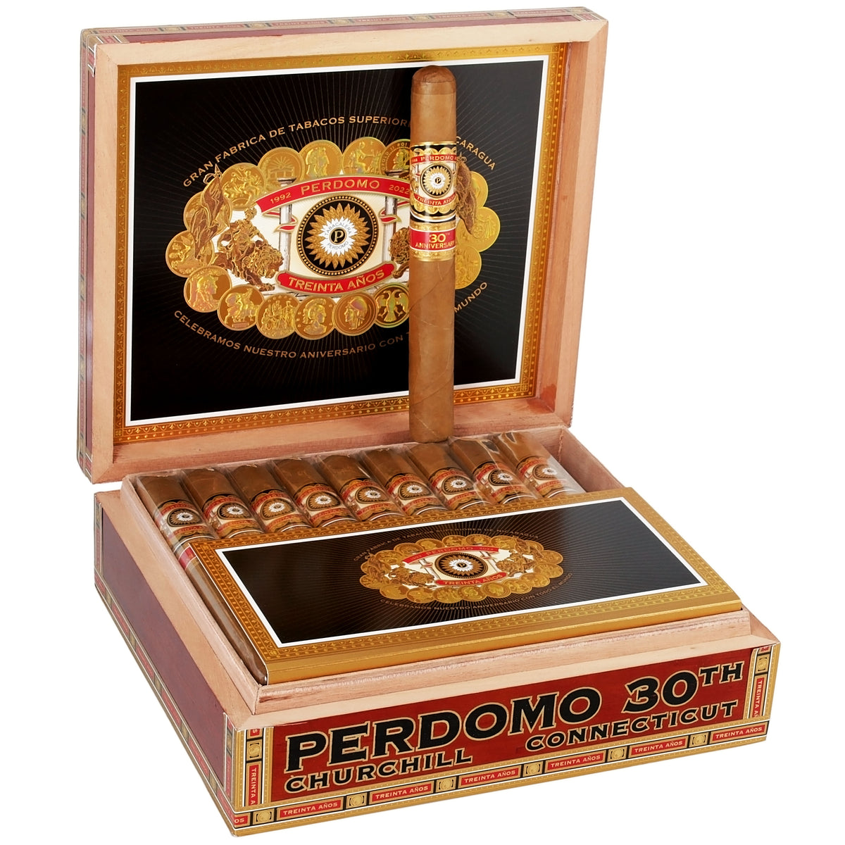 Perdomo 30th Anniversary Connecticut Churchill 20ct