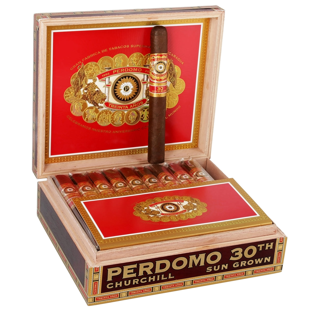 Perdomo 30th Anniversary Nicaragua Churchill 20ct