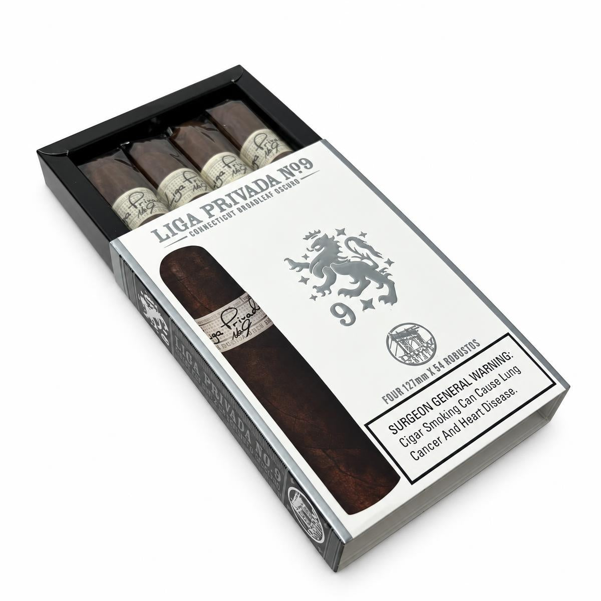 Drew Estate Liga Privada No.9 Robusto Petaca Pack of 4