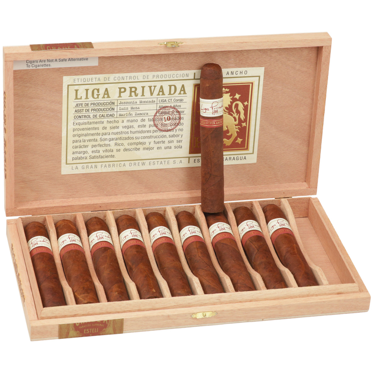 Drew Estate Liga Privada H99 Super Ancho 10ct