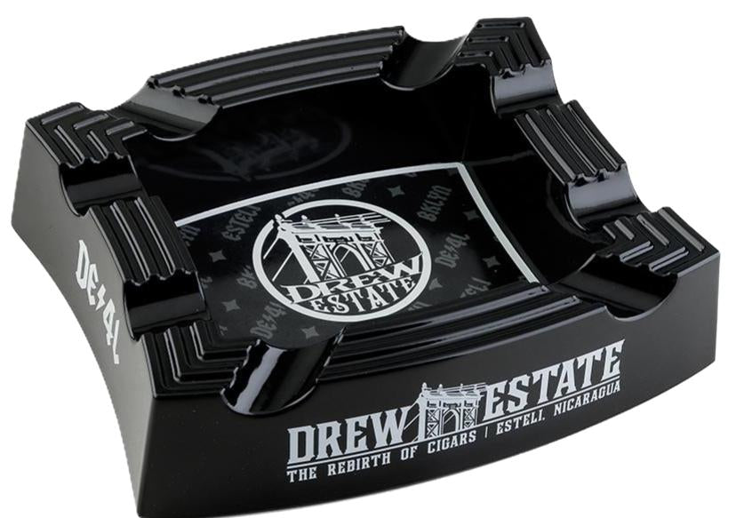 Drew Estate Stadium Melamine Black Bridge Ashtray