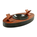 Brizard & Co. Wood & Marble Ashtray