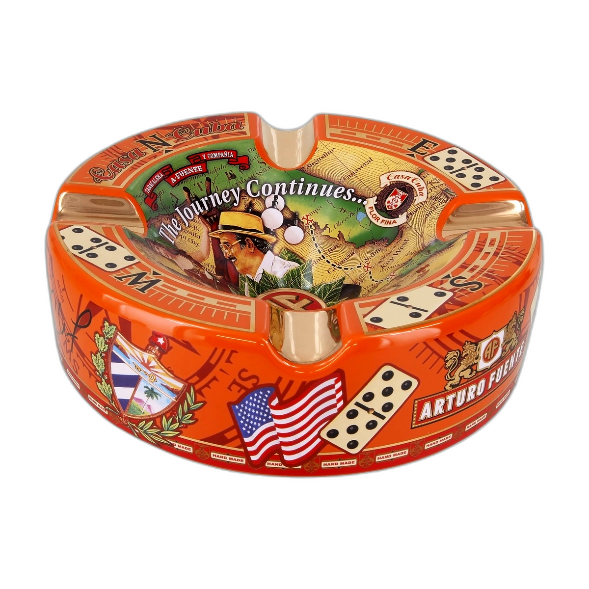 Arturo Fuente Casa Cuba Ashtray Orange