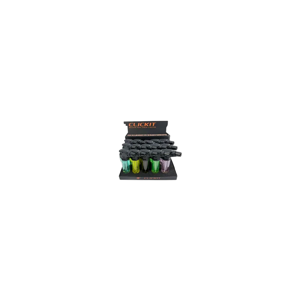 ClickIt Clear Single Torch