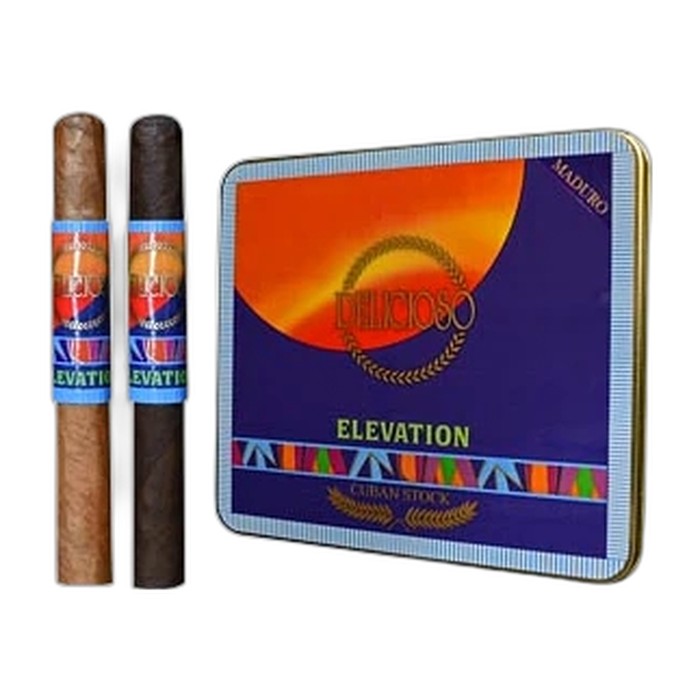 Delicioso Elevation 430 Maduro Tin of 10