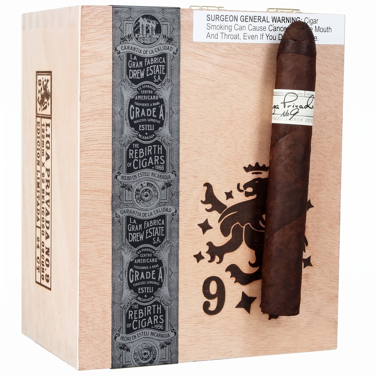 Drew Estate Liga Privada No.9 Belicoso Oscuro 24ct