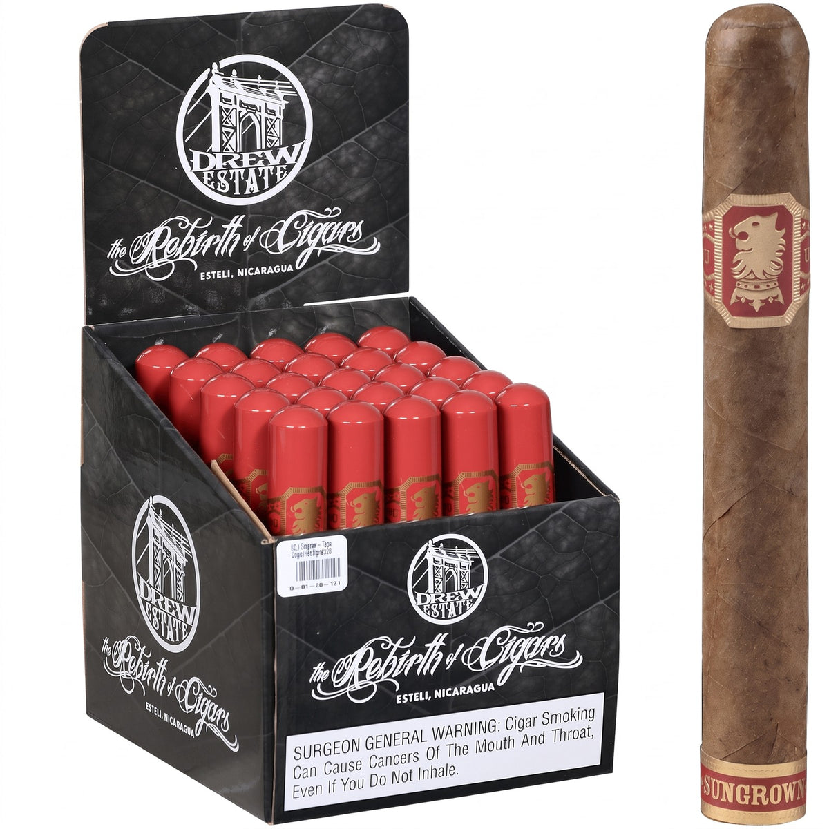 Drew Estate Undercrown Sungrown Tubo Stick Display 25ct