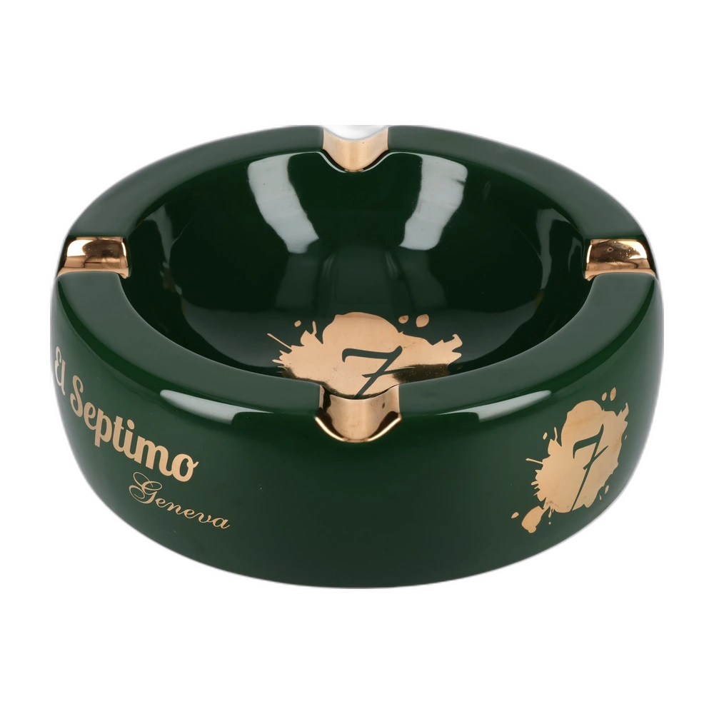 El Septimo Ceramic Ashtray Green