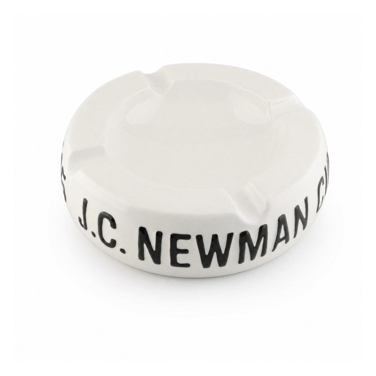 J.C Newman Vintage White Ashtray