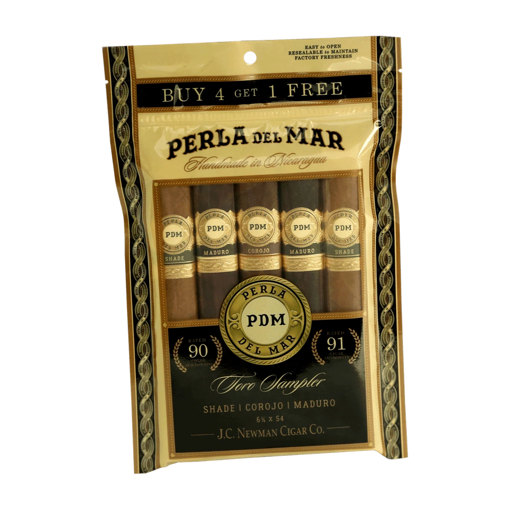 J.C Newman Perla Del Mar Toro Sampler Pack of 5