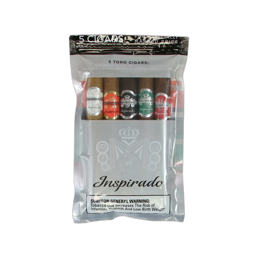 Macanudo Inspirado Sampler Toro Pack of 5