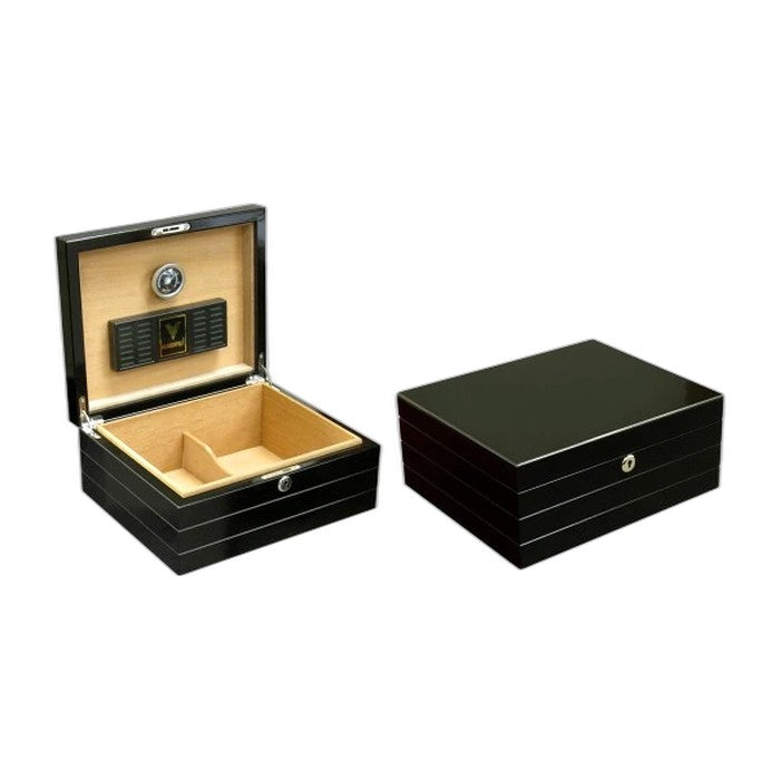 Onyx High Gloss Black Humidor