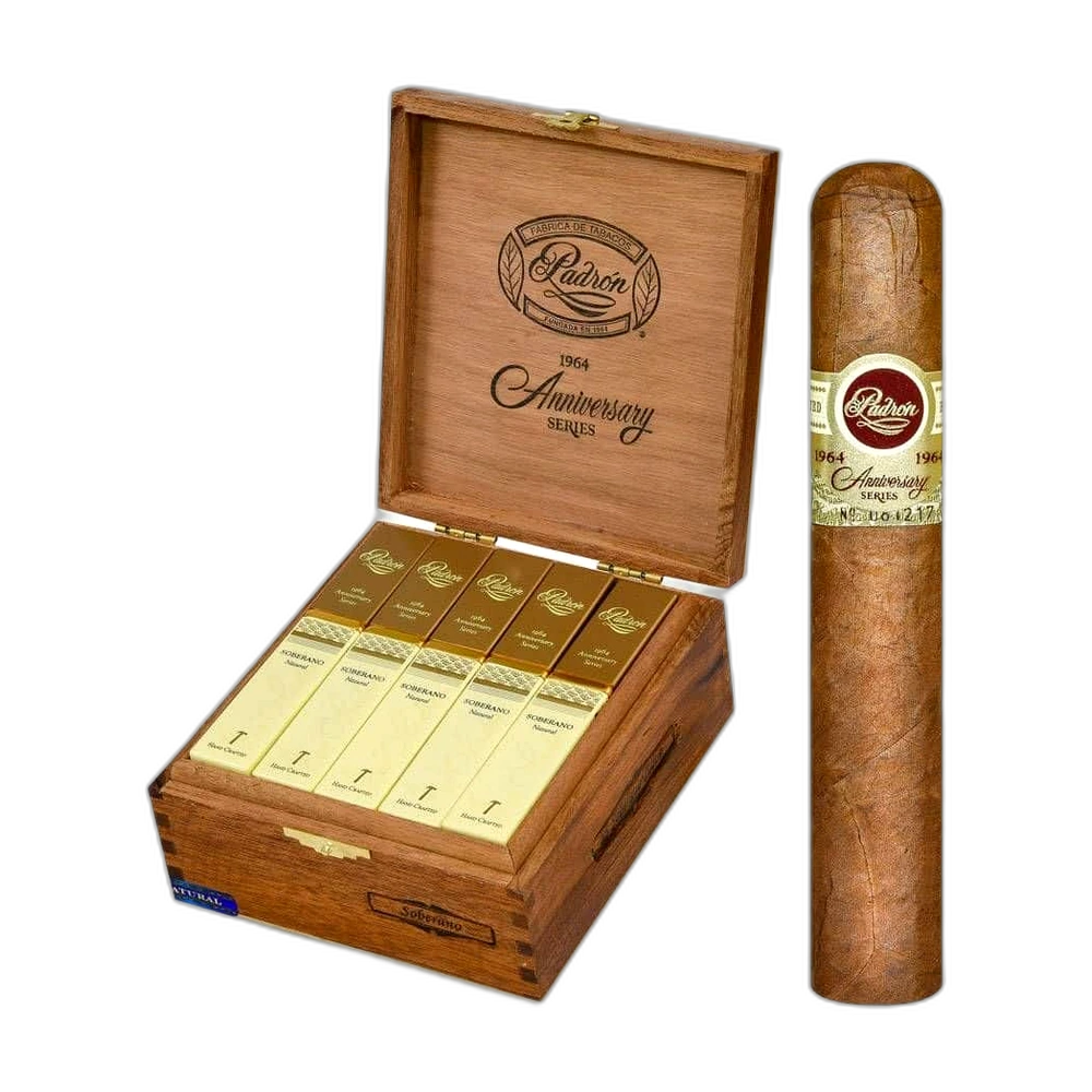 Padron 1964 Soberano Tubo Natural 15ct 3
