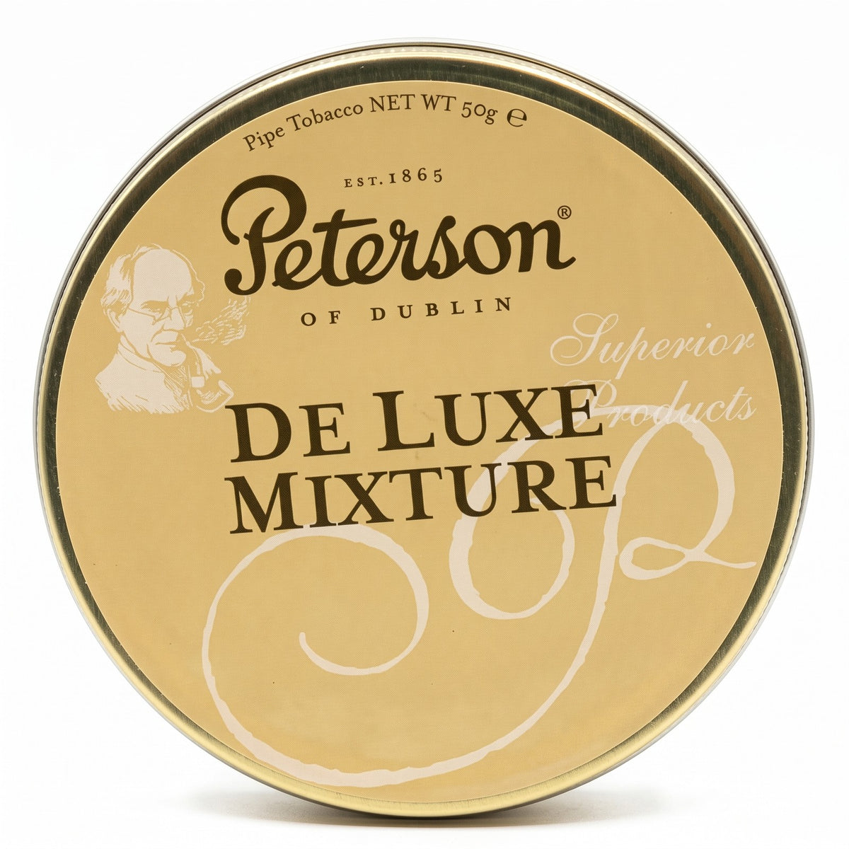 Peterson De Luxe Mixture Pipe Tobacco Tin