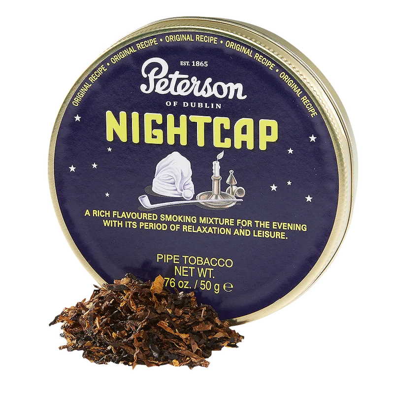 Peterson Nightcap Pipe Tobacco Tin
