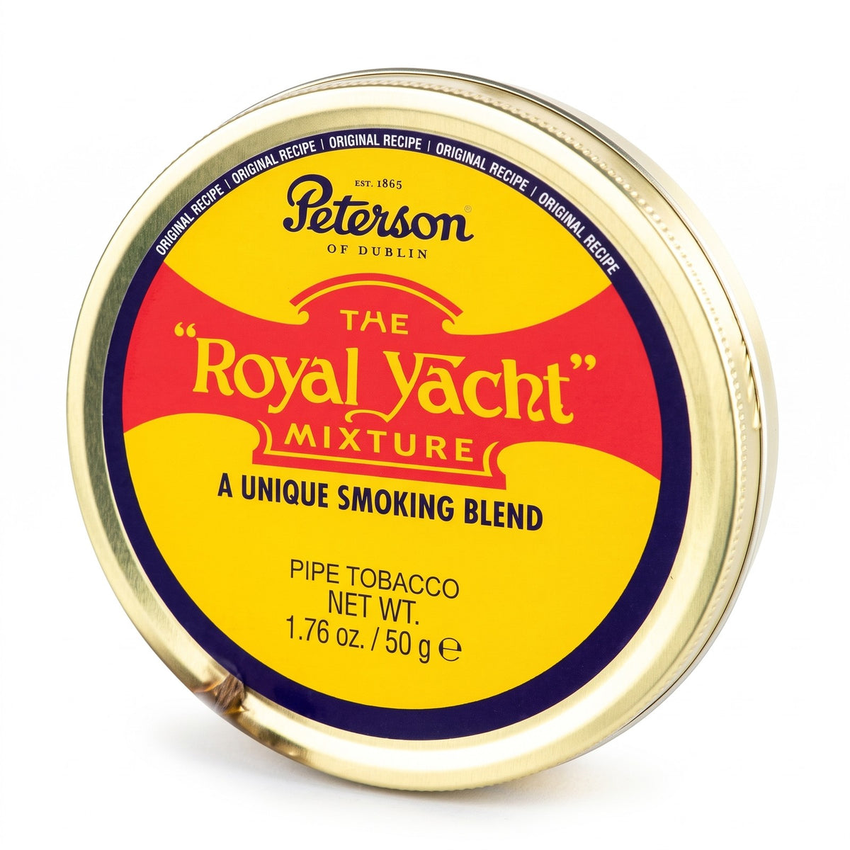 Peterson The Royal Yacht Pipe Tobacco Tin