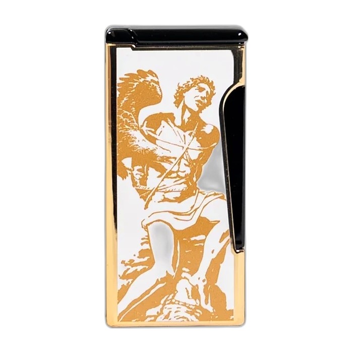 Prometheus 2024 Never Back Down Retro Gold/White Lighter