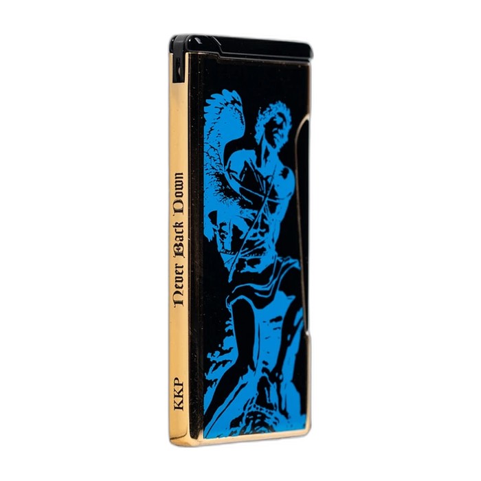 Prometheus 2024 Never Back Down Retro Blue/Black Lighter