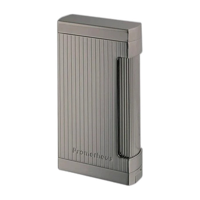 Prometheus Lighter Gun Metal Vertical Lines