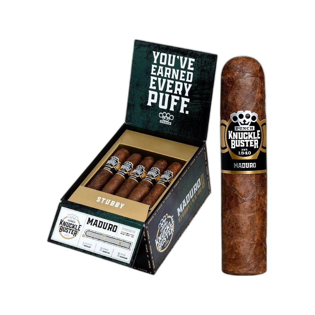 Punch Knuckle Buster Stubby Maduro 20ct
